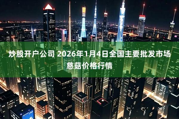 炒股开户公司 2026年1月4日全国主要批发市场慈菇价格行情